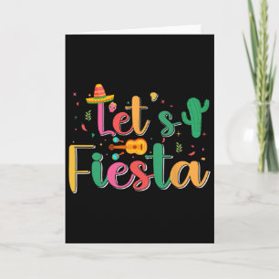 Le's Fiesta Cinco De Mayo Family Matching Mexican  Card