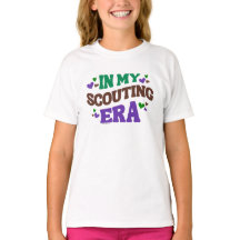 Les Filles Dans Mon T-shirt De L'Ère Du Scoutisme