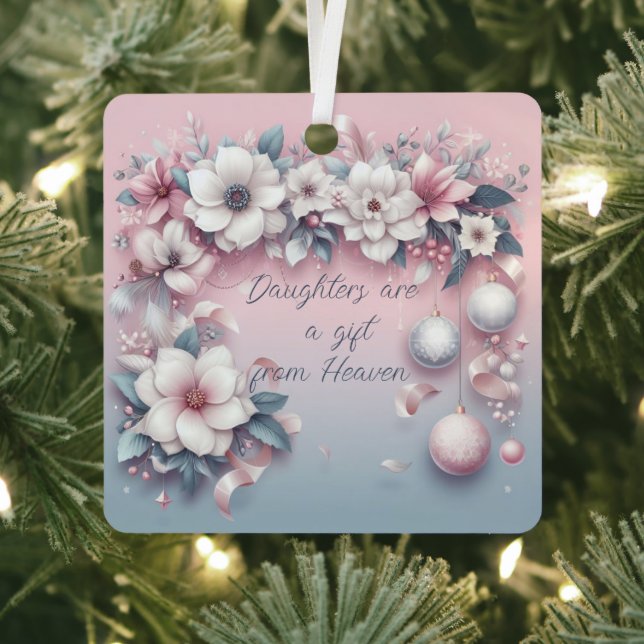Les Filles Sont Un Cadeau Du Ciel Ornement De Noël (Insitu)