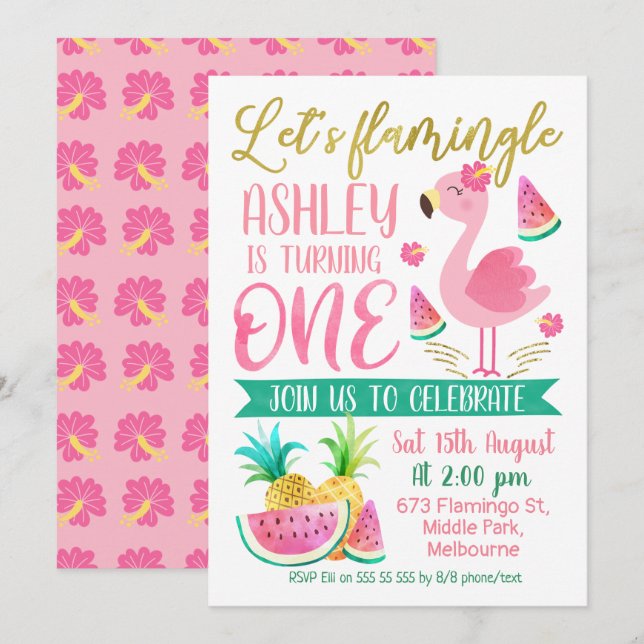 Les filles, une première invitation flambante (Devant / Derrière)