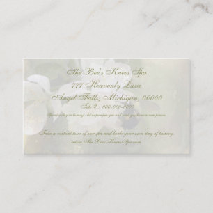 Les fleurs d'Apple et Carte de visite de bourdons