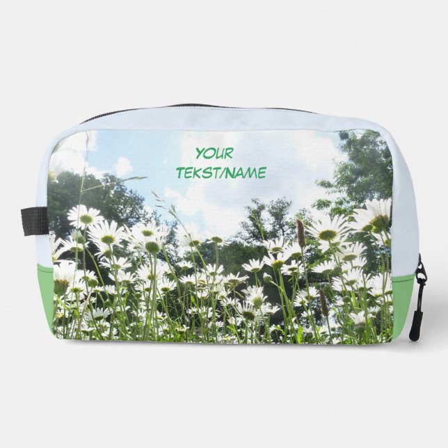 Les Fleurs De La Marguerite Poussière. Sac de toil (Recto)