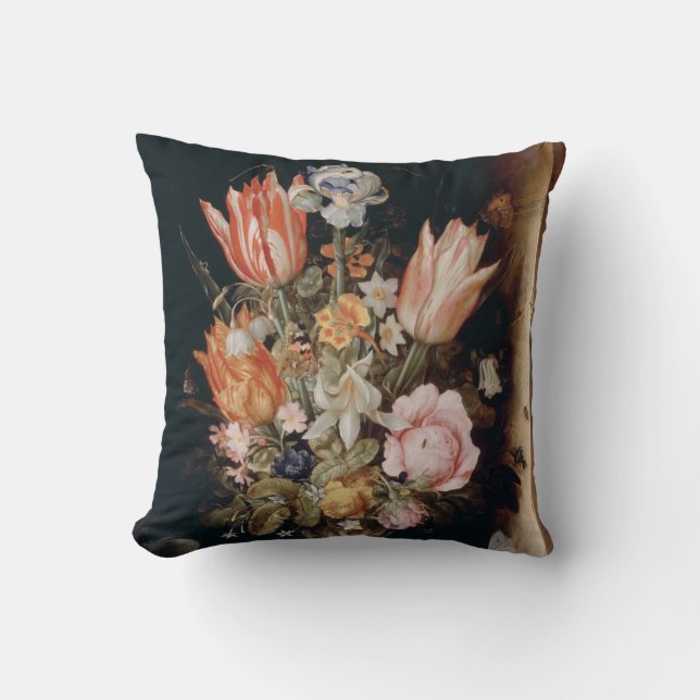 Les fleurs de Van den Berghe jettent un oreiller (Recto)