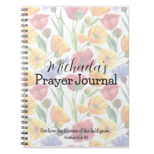 Les fleurs du Journal de prière sur le terrain