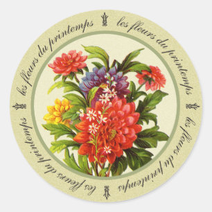 Les Fleurs du Printemps Sticker