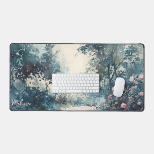 Les fleurs printanières et la forêt