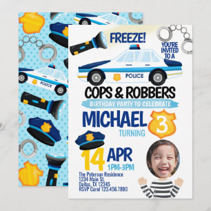 Les flics et les robots Invitation Invitation d'an