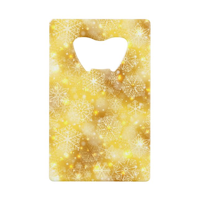 Les flocons de neige en or (Devant)