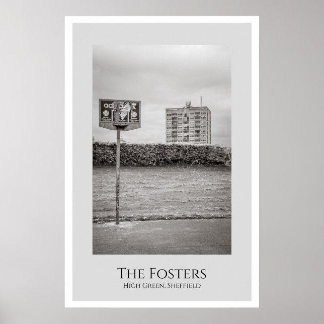 Les Fosters, High Green, Poster Sheffield (Devant)