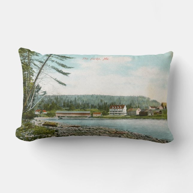 Les fourchettes, Maine - coussin lombaire de photo (Recto)