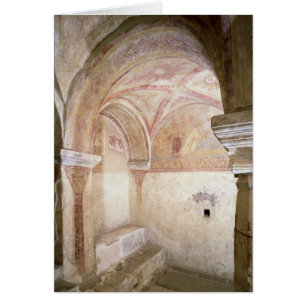 Les fresques de Carolingian dans la crypte