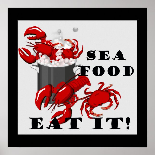 Les Fruits De Mer Le Mangent ! Affiche (Devant)