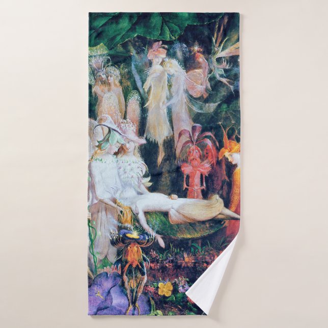 Les funérailles de la fée, John Anster Fitzgerald (Serviette de bain)