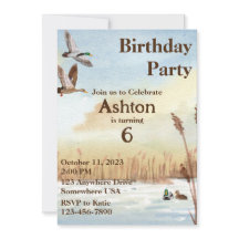 Les garçons Chasse Invitation