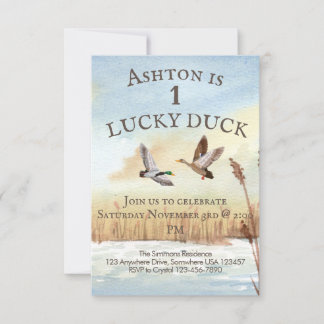 Les garçons Chasse Invitation