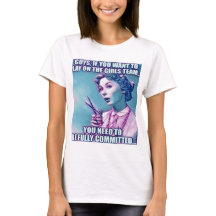 Les gars veulent être sur le t-shirt de l'équipe d