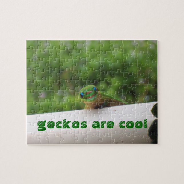 Les Geckos sont puzzle animal frais (Horizontal)