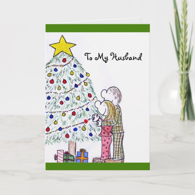 Les gens de Lizzy Joyeux Noël à ma carte de mari (Devant)