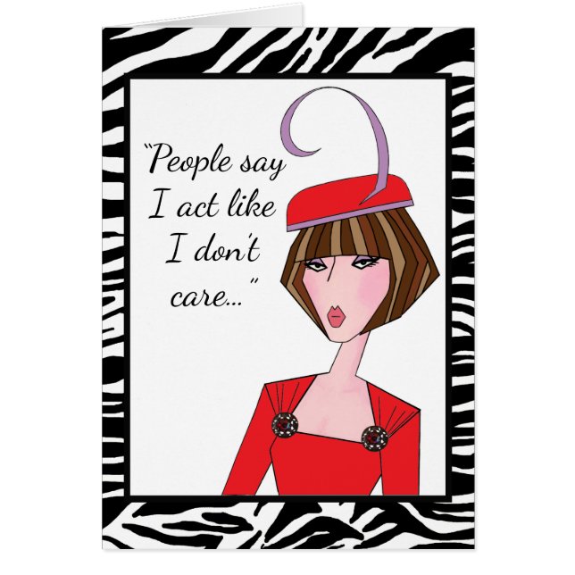 "Les gens disent que j’agis comme si je m’en fiche (Devant)