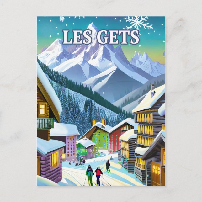 Les Gets : Authenticity Montagnarde Postcard (Front)