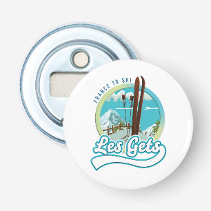 Les Gets france ski logo Bottle Opener