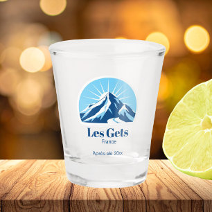 Les Gets France ski vacation resort Shot Glass