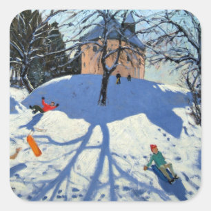 Les Gets Square Sticker