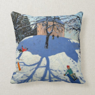 Les Gets Throw Pillow