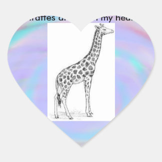 Les girafes sont dans mon autocollant