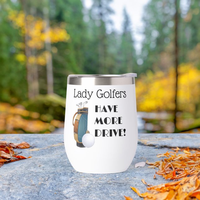 Les Golfeurs Lady Ont Plus De Conduite Vin Thermiq (Créateur téléchargé)