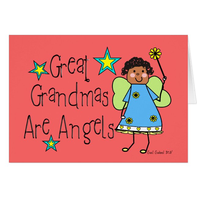 Les grandes grand-mamans sont des cadeaux d'anges (Devant horizontal)