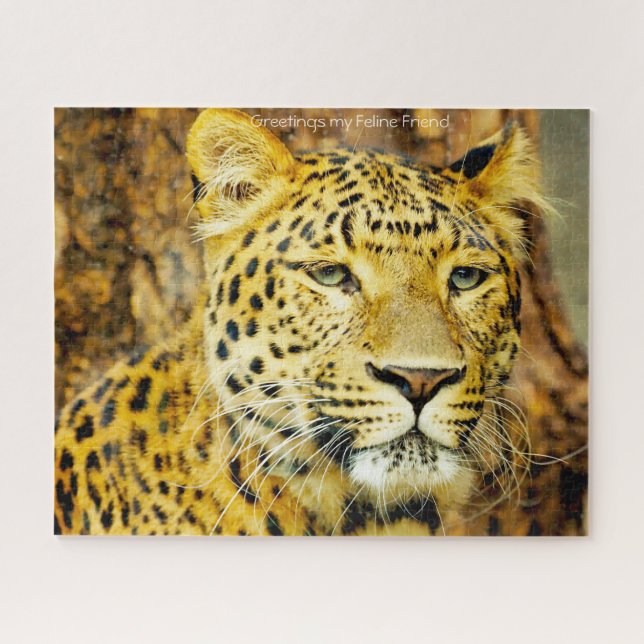 Les Grands Chats Léopards. Jigsaw Puzzle (Horizontal)