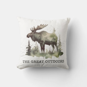 "Les Grands Espaces" Coussin de mousse aquarelle p