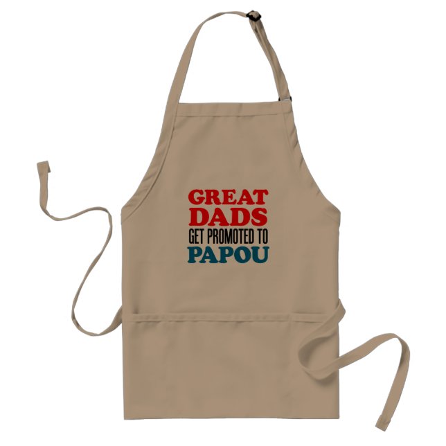 Les grands papas ont favorisé le tablier de Papou (Devant)