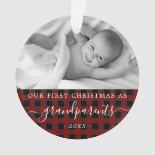 Les grands-parents, première photo de Noël