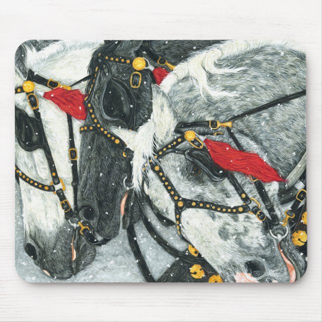 Les gris - tapis de souris d'équipe de Percheron (Devant)