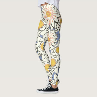 les grosses fleurs des femmes leggings zazzle