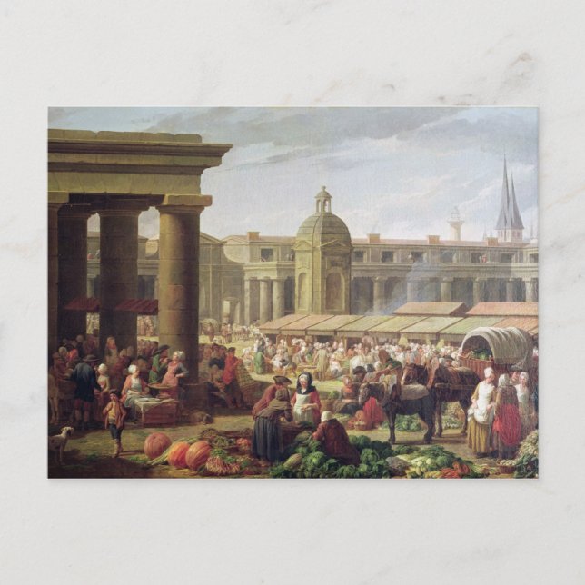Les Halles, Paris Postcard (Front)