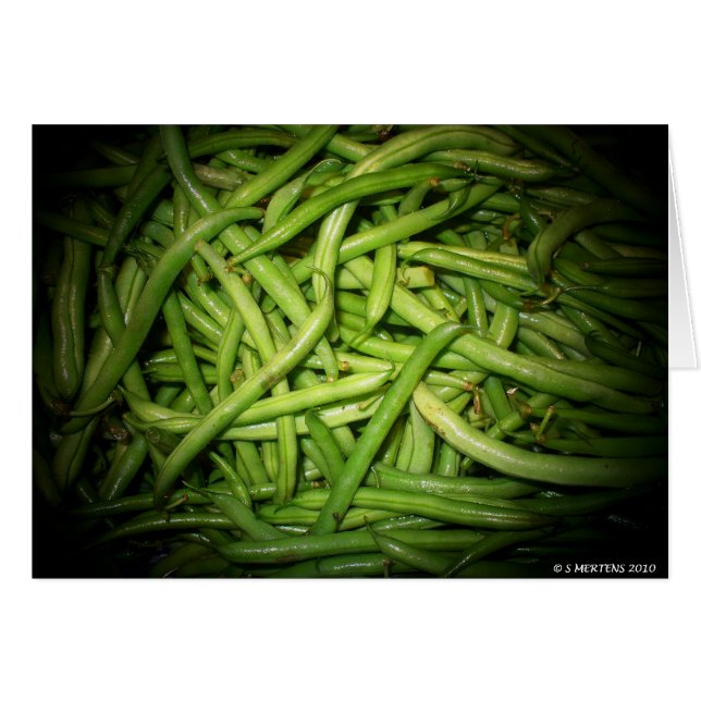 Les haricots verts sous les projecteurs (Devant horizontal)