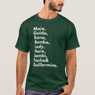 "Les héros des éléphants du T-shirt brésilien"