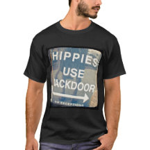 Les hippies utilisent le T-shirt des hommes