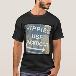 Les hippies utilisent le T-shirt des hommes