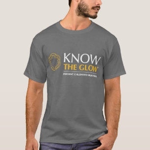 Les hommes connaissent le T-shirt de lueur