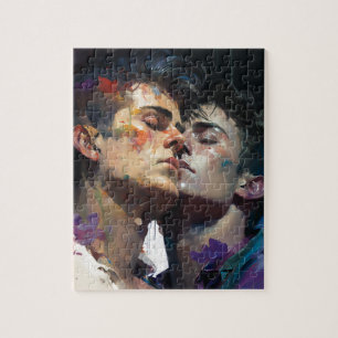 Les hommes en amour Jigsaw Puzzle