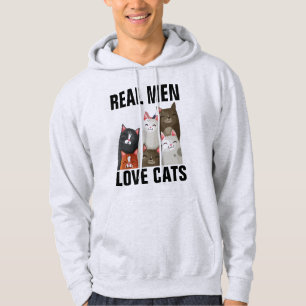 LES HOMMES VRAIS AIMENT LES CHATS T-SHIRTS POUR HO