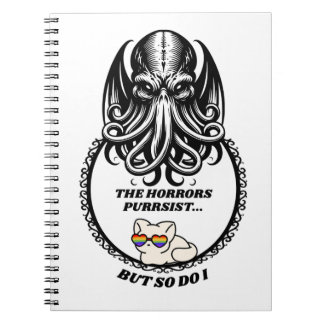 Les horreurs PURRsist Spiral Carnet photo