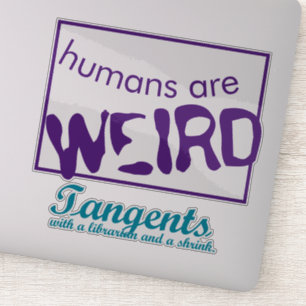 Les Humains Sont Un Sticker Étrange