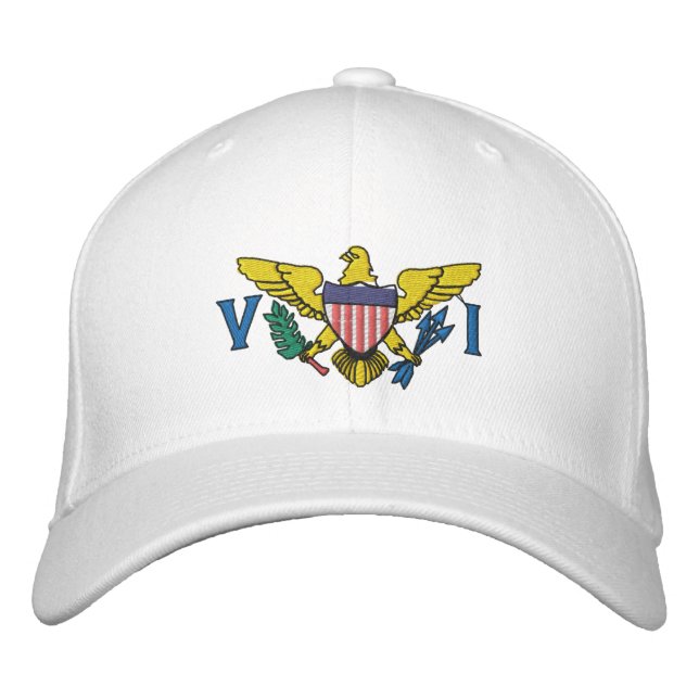 LES ÎLES VIERGES AMÉRICAINES CASQUETTE EMBROIDÉE (Devant)
