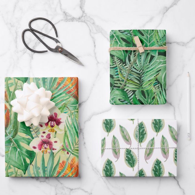 Les immenses feuilles de palmiers et de monastères (Recto)