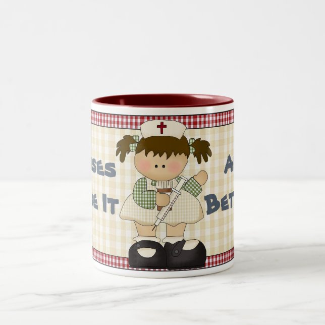 Les Infirmières En Font Une Meilleure Mug De Café (Centre)